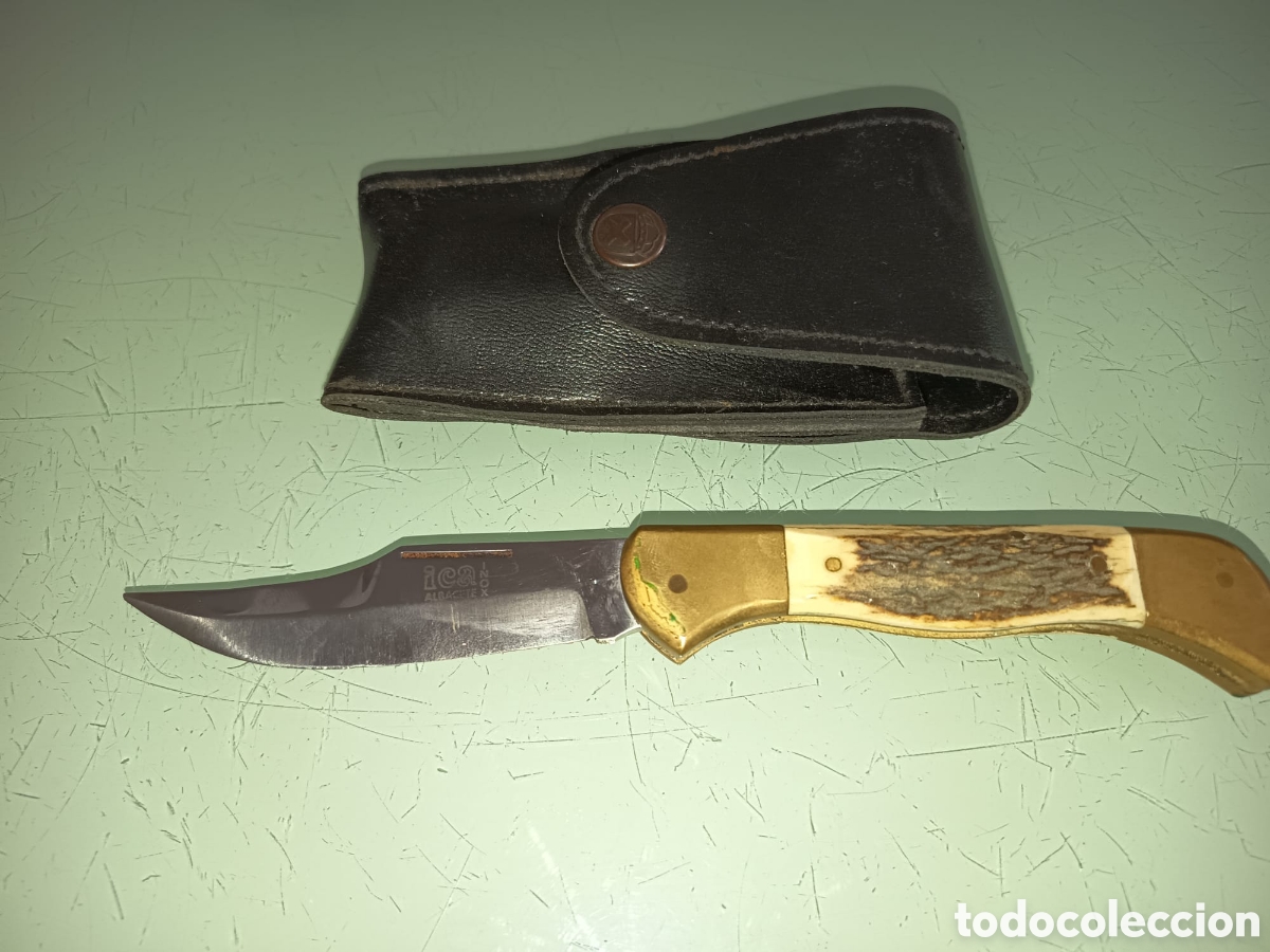 Vintage: Navaja Ica cachas de ciervo