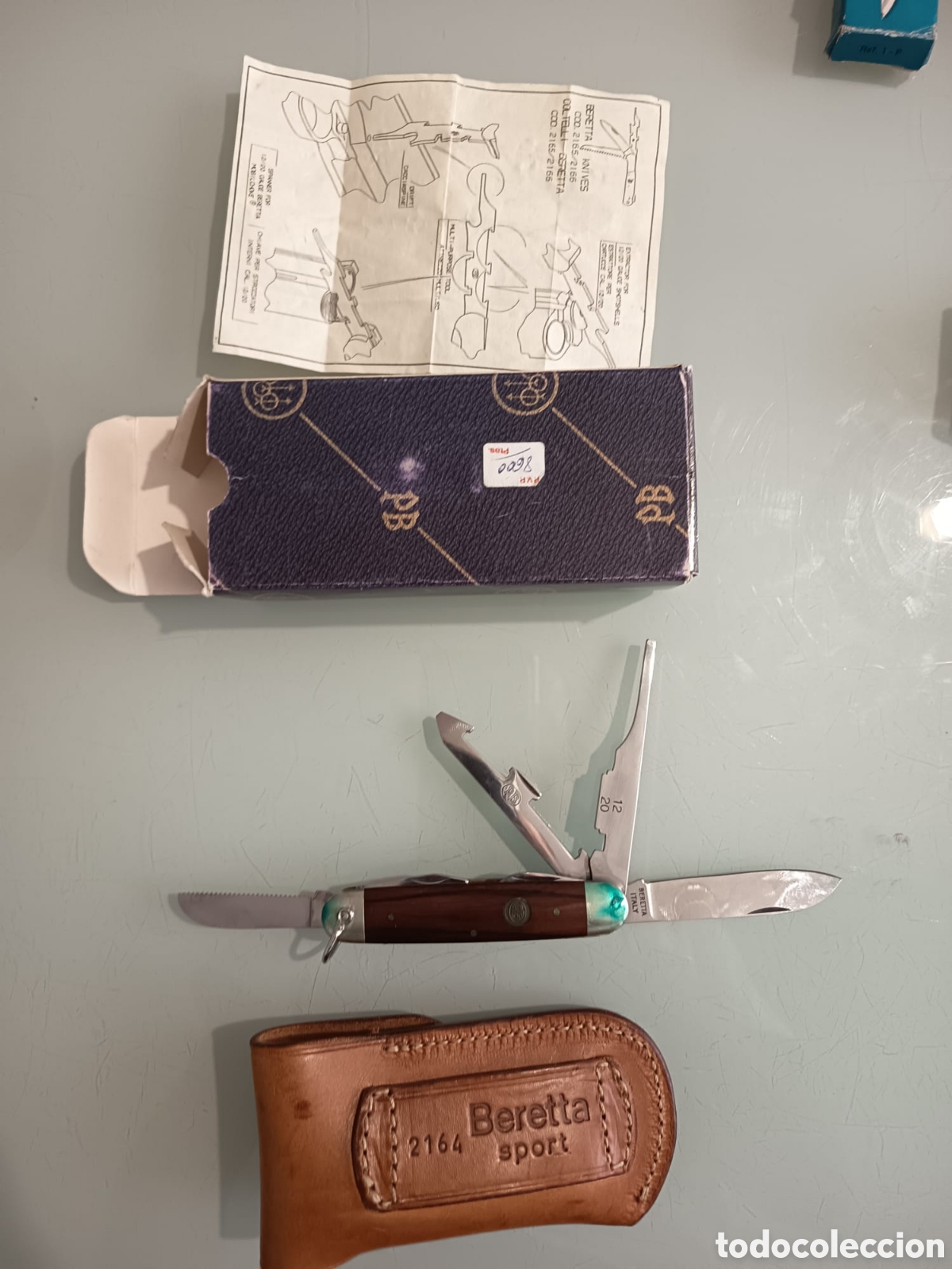 Vintage: Navaja tipo suiza Beretta