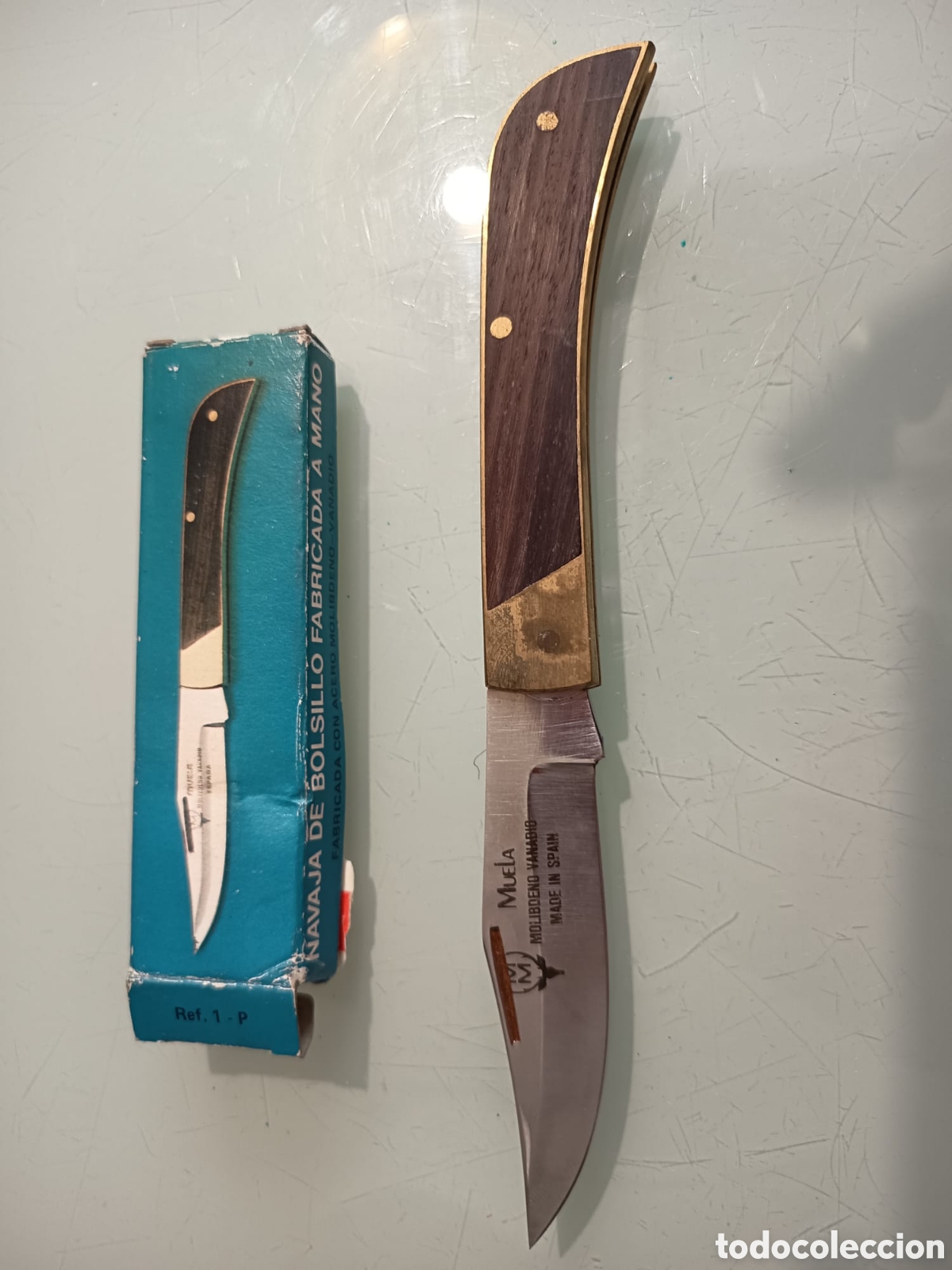 Vintage: Navaja muela con caja