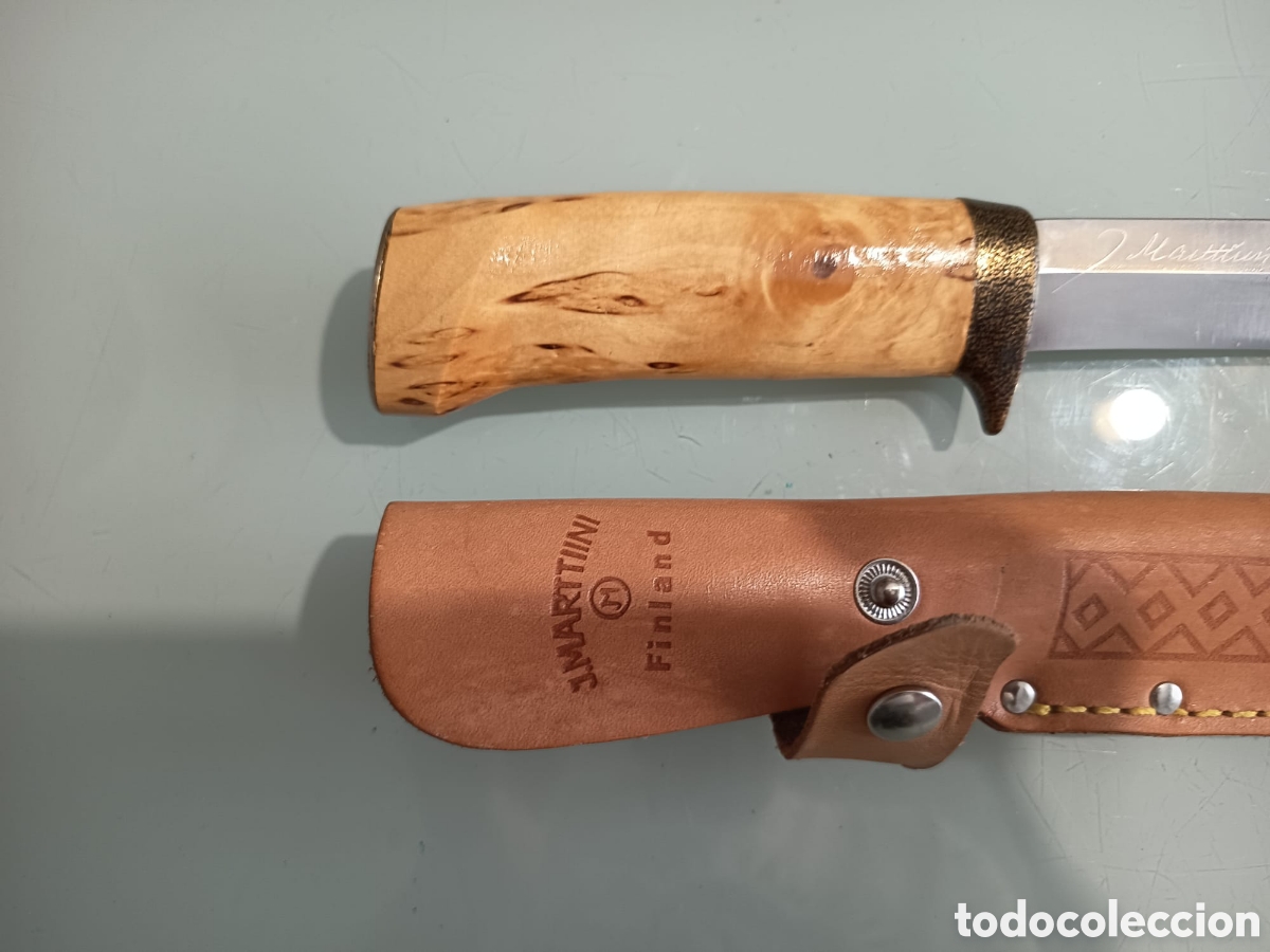 Vintage: Cuchillo antiguo con funda