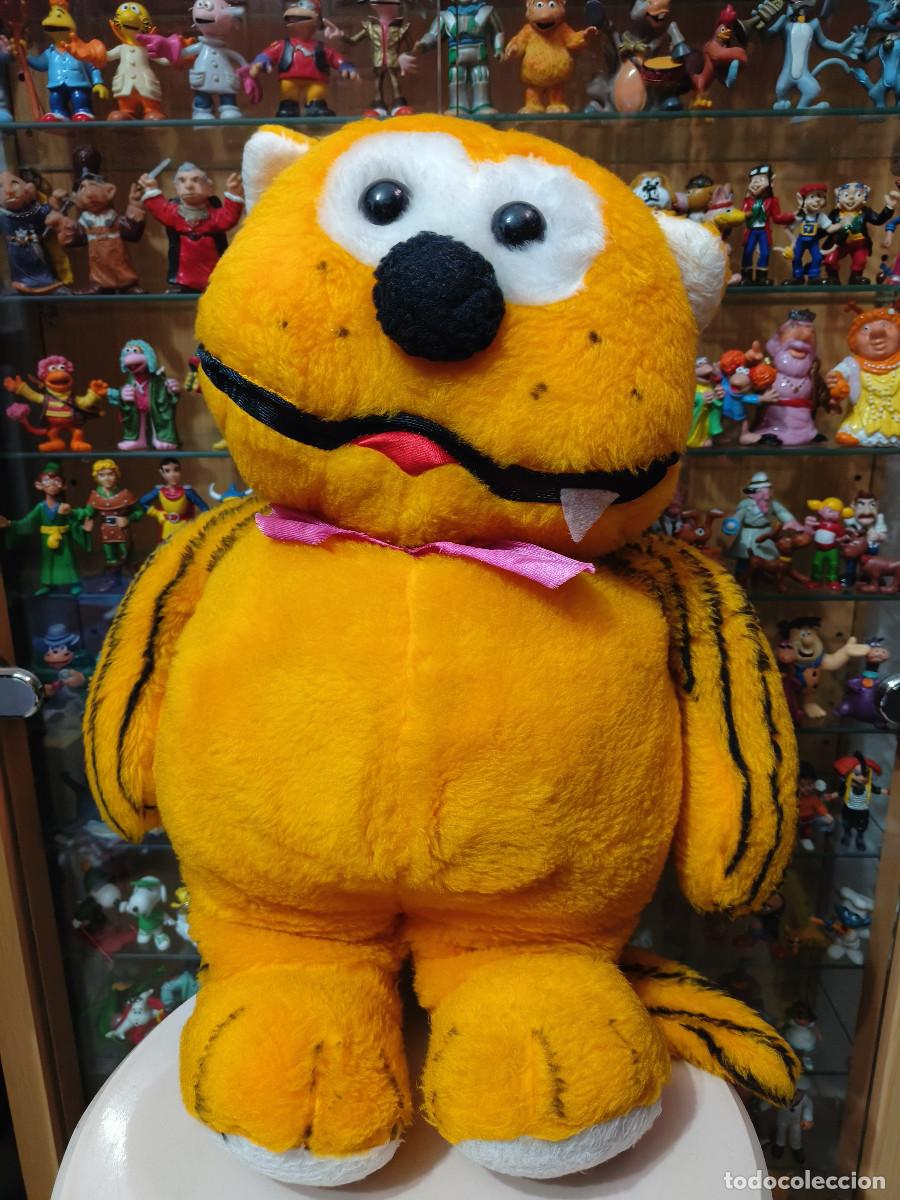 Vintage: Ocasion coleccionistas ! Antiguo mu&ntilde;eco peluche original vintage a&ntilde;os 80 el gato Isidoro . 50 ctms