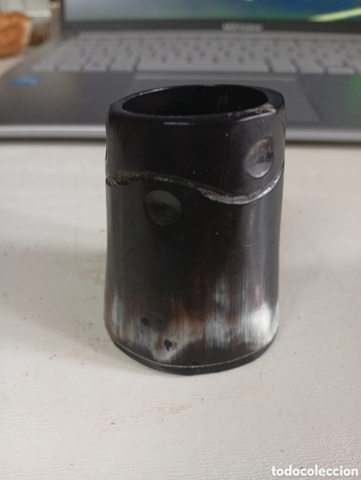 Vintage: Palillero de asta de toro - Foto 1