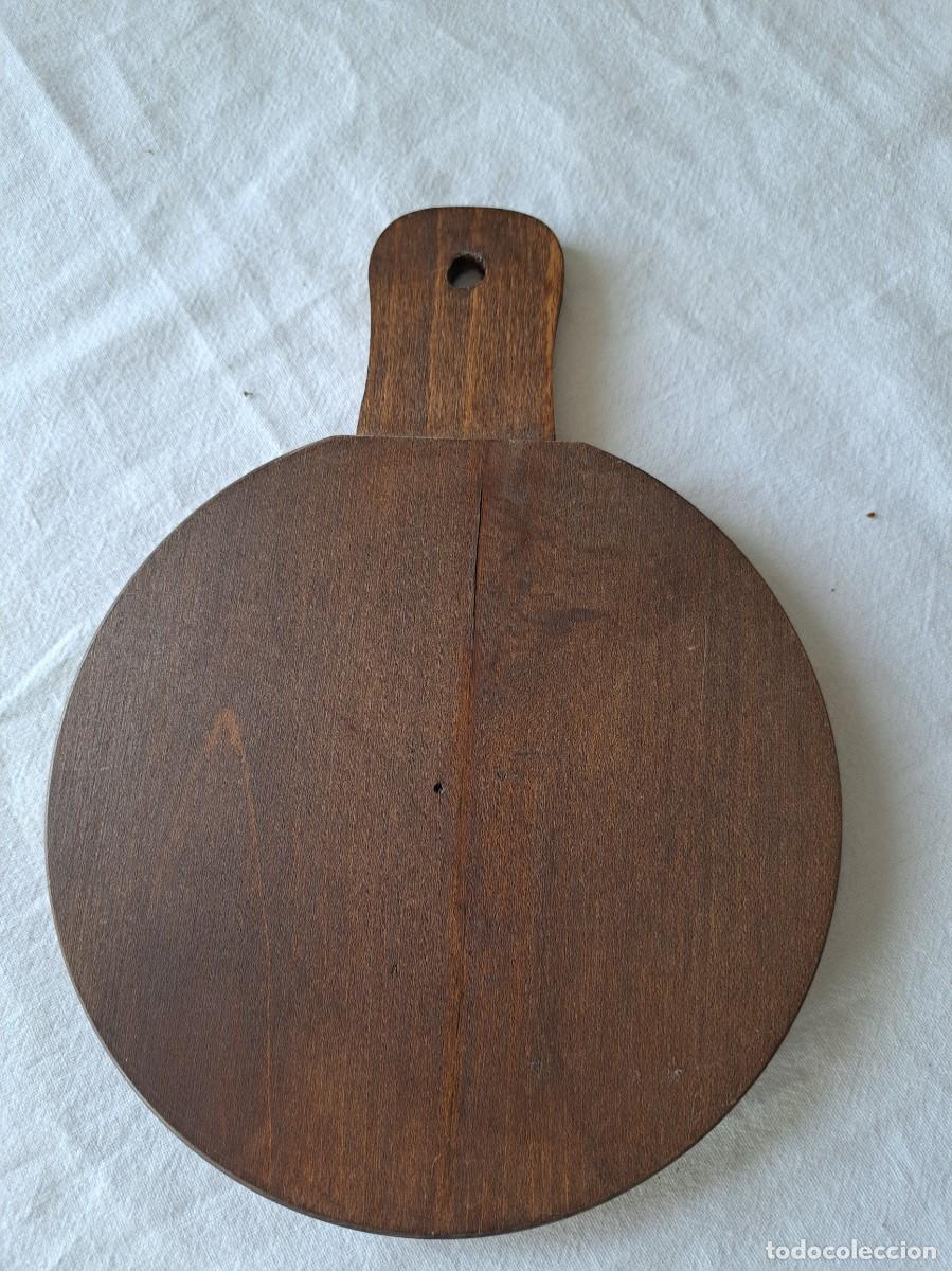 Vintage: Tabla de madera pintada a mano, decoraci&oacute;n. - Foto 5