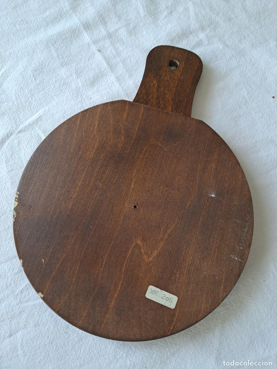 Vintage: Tabla de madera pintada a mano, decoraci&oacute;n. - Foto 6