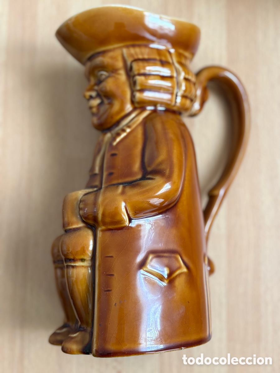 Vintage: Jarra de cerveza cer&aacute;mica