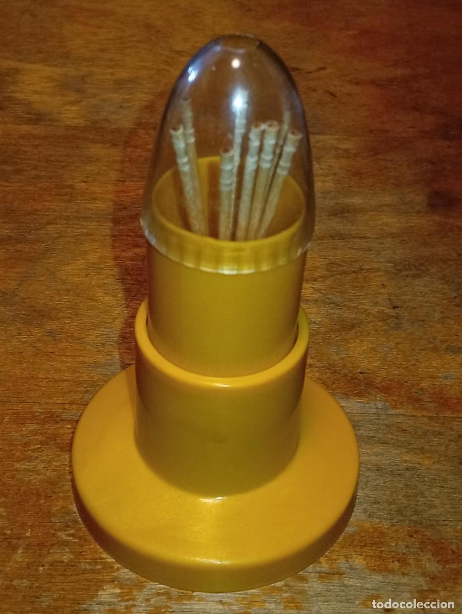 Vintage: DIFICIL PALILLERO AUTOM&Aacute;TICO FORMA MISIL MARCADO RIBERA PATENTADO