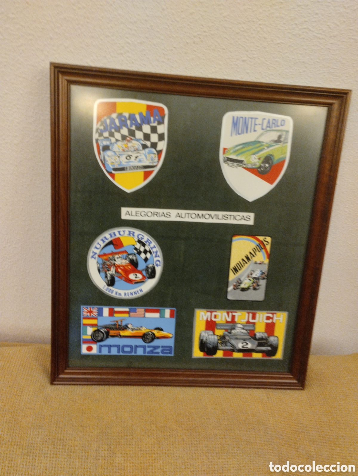 Vintage: Cuadro antiguo Automovilismo