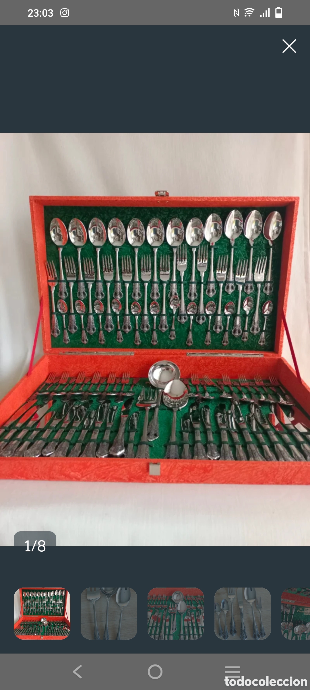 Vintage: Cuberteria monix vintage