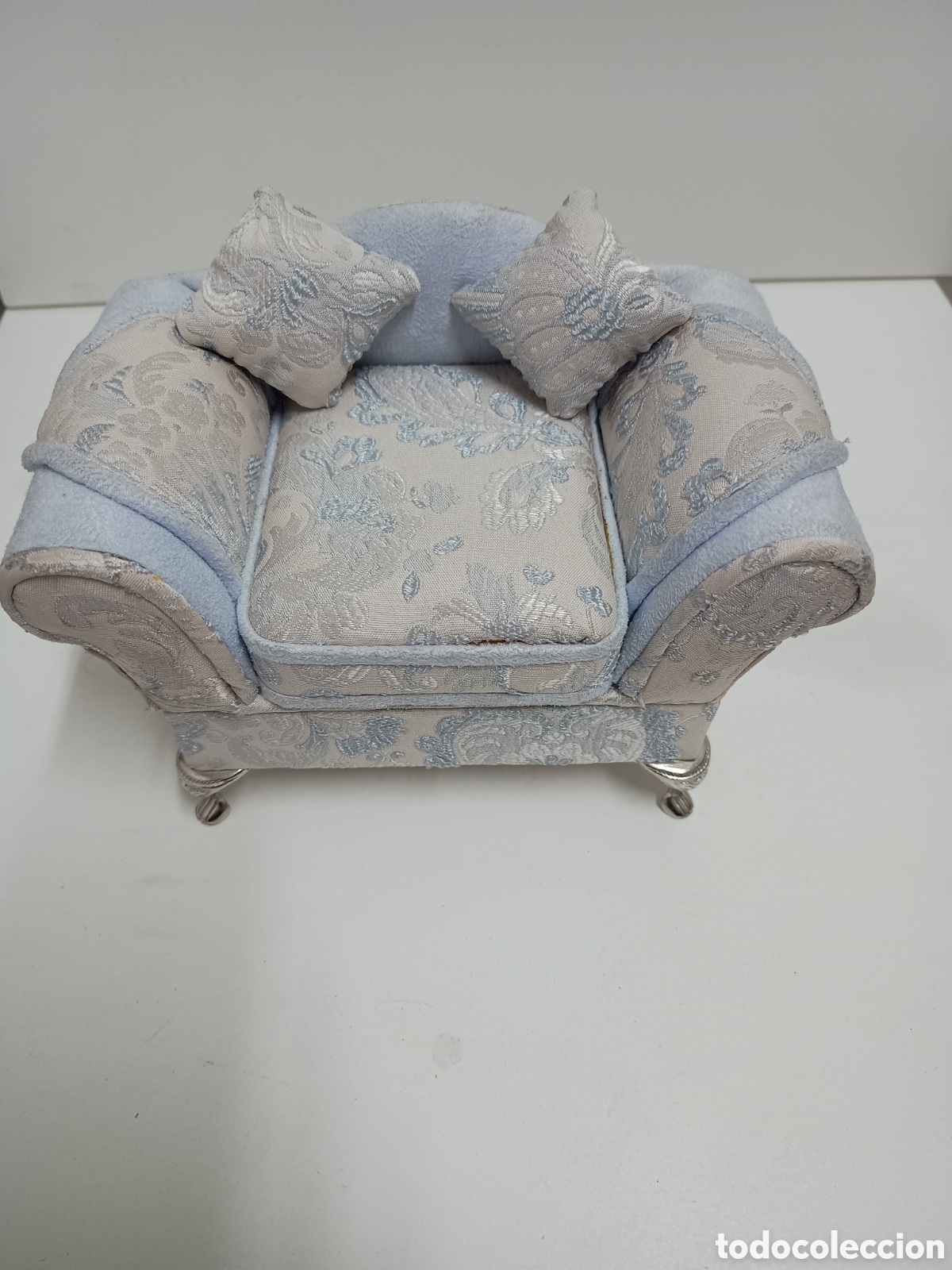 Vintage: JOYERO VINTAGE CON FORMA DE SOF&Aacute; - 20 CM.