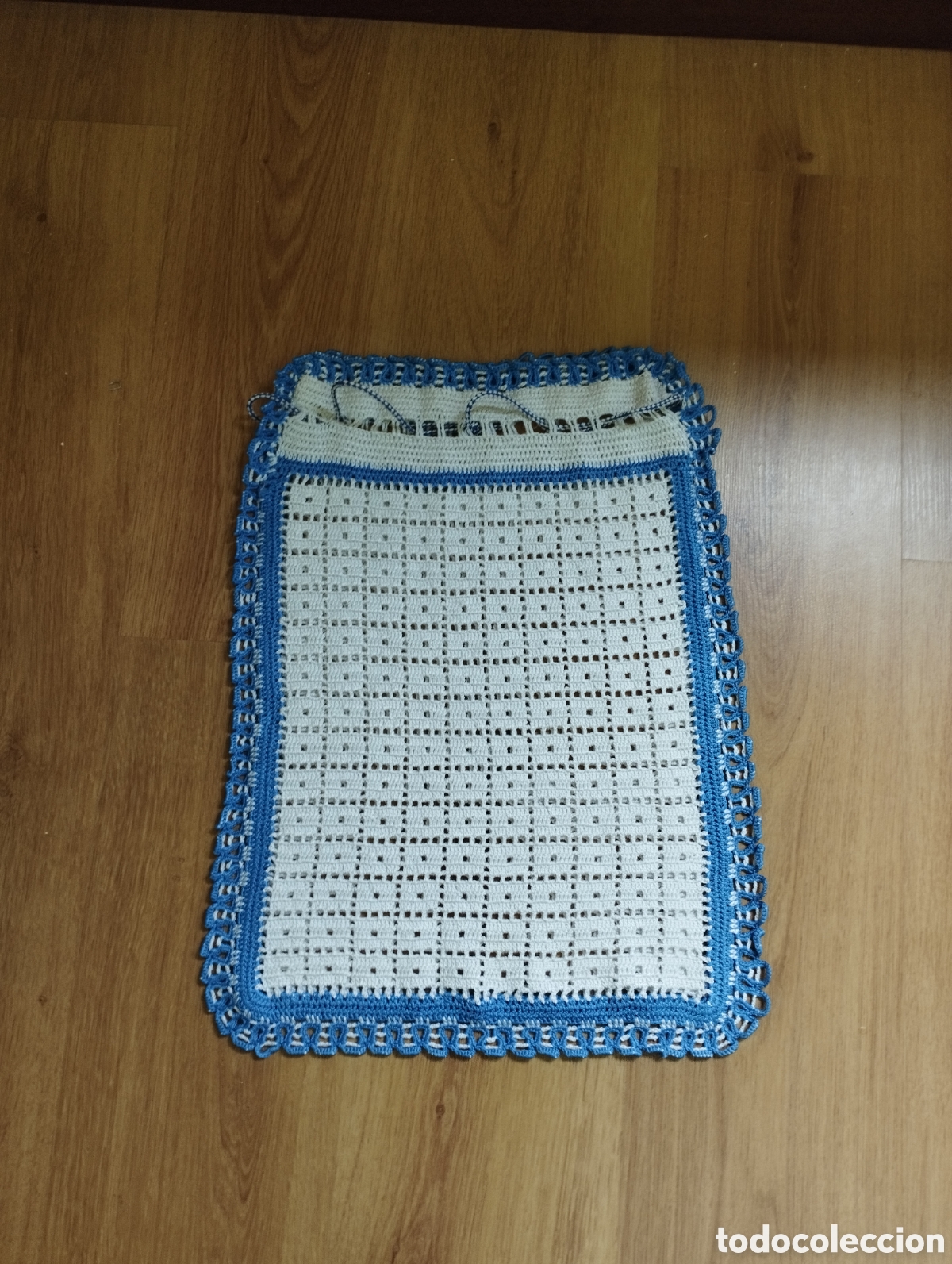 Vintage: Bolsa de ganchillo hecha a mano vintage