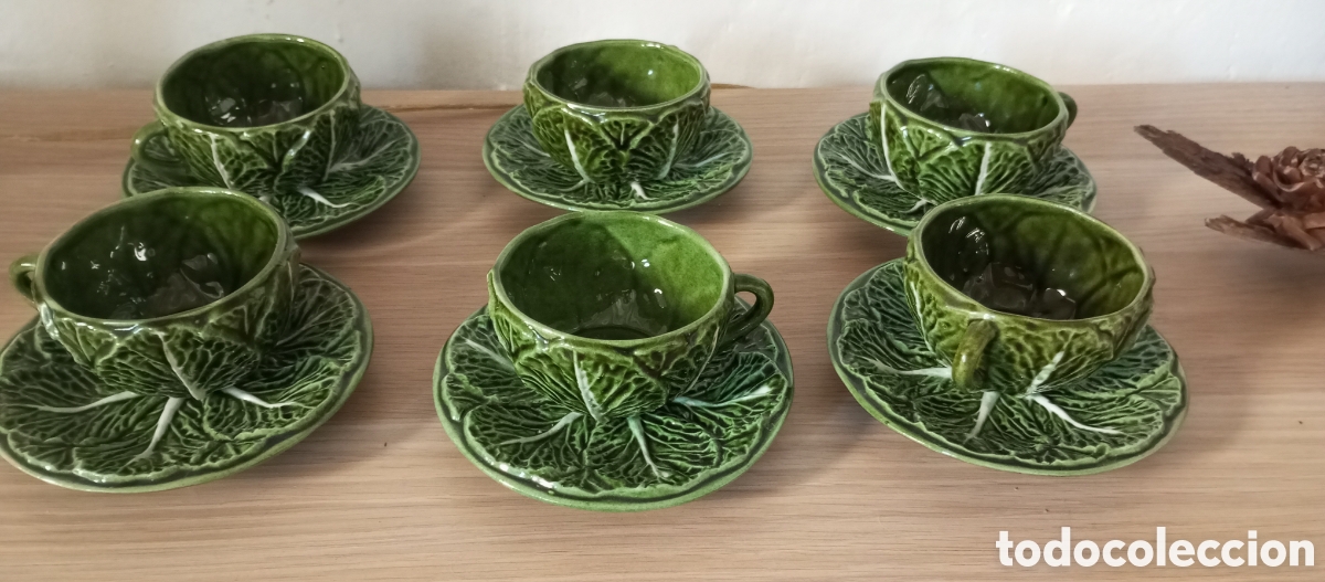 Vintage: Conjunto de 6 tazas vintage Portugal forma de col