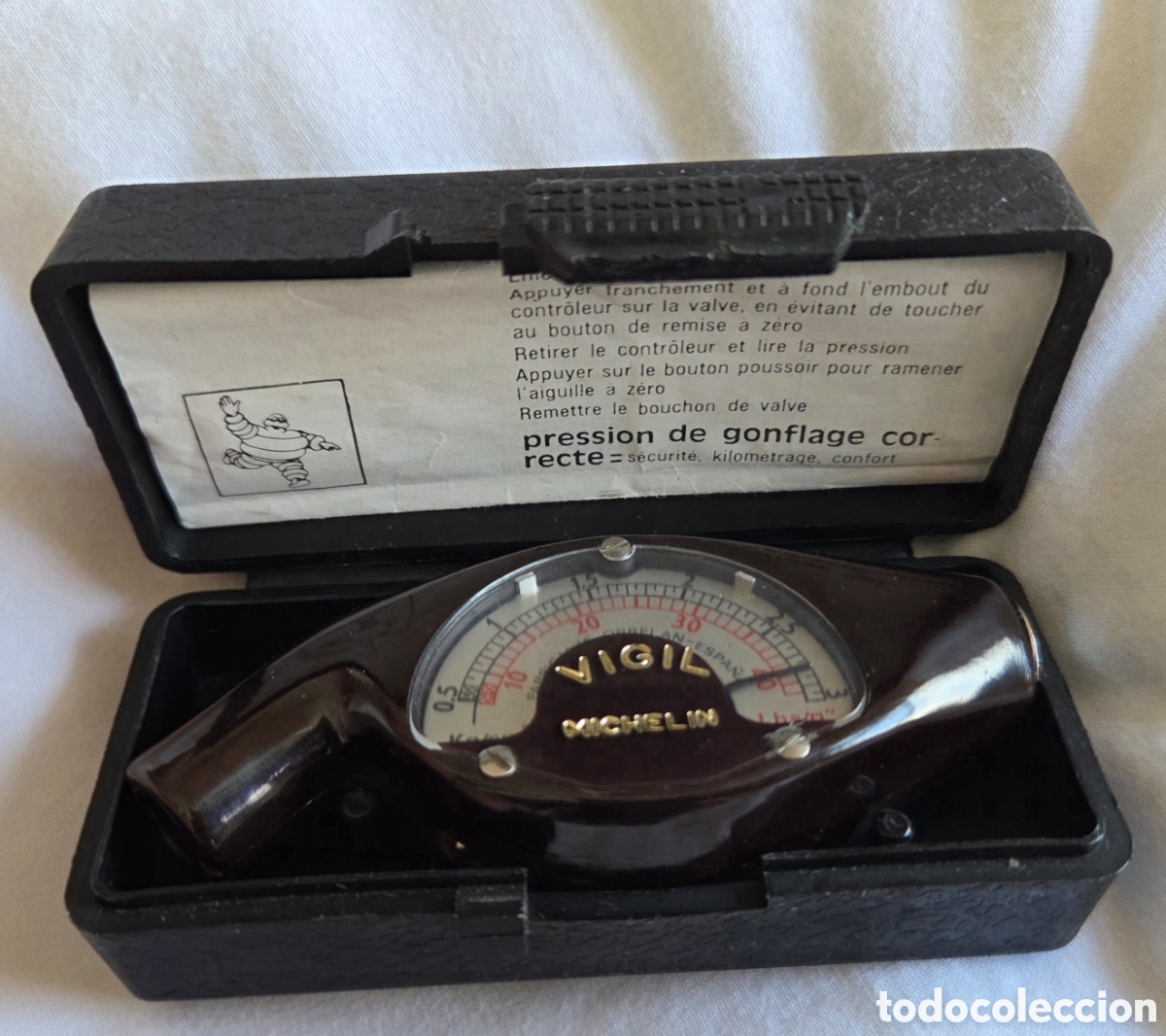 Vintage: Man&oacute;metro Michelin Vigil Baquelita Vintage
