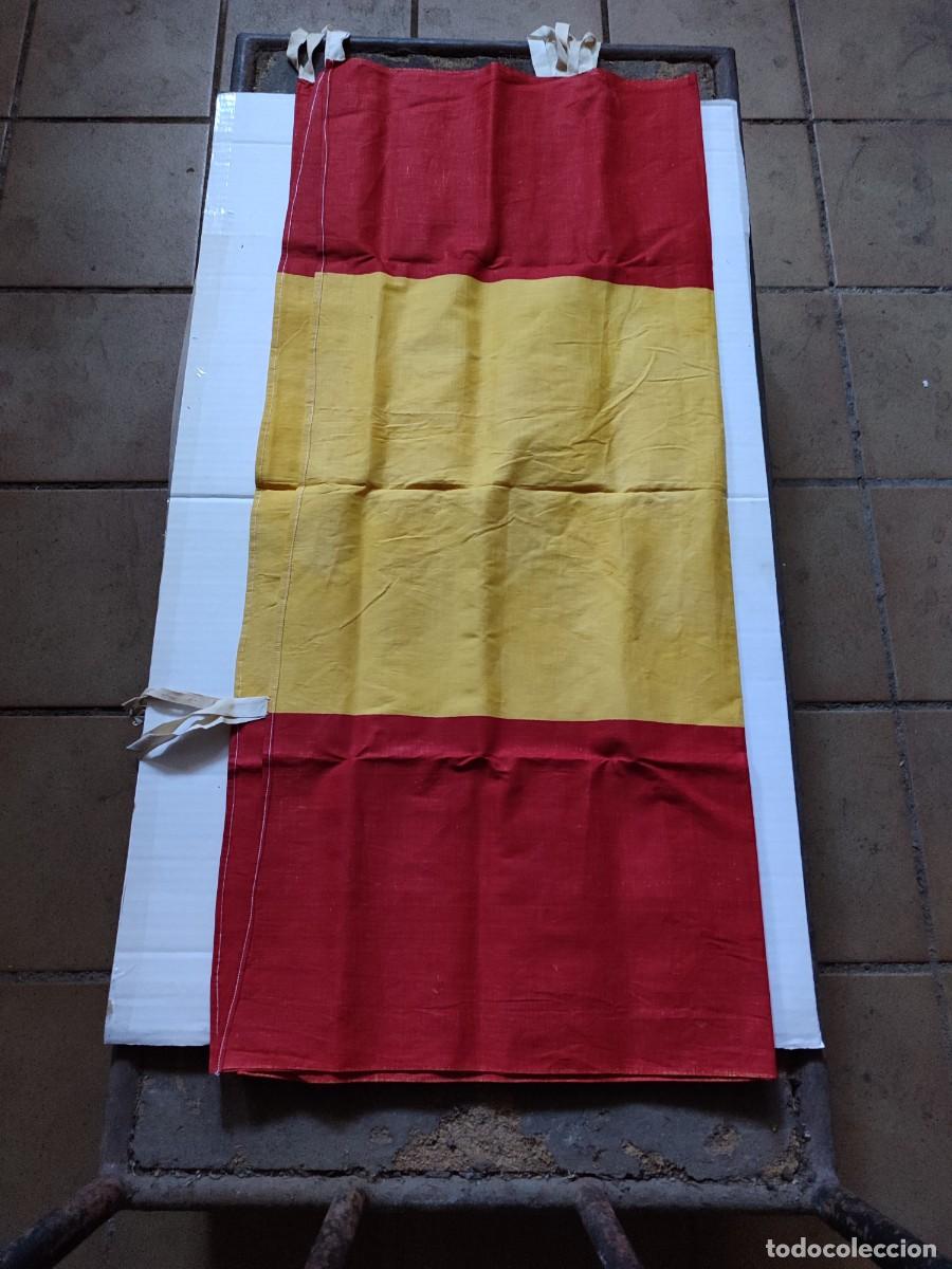 Vintage: Bandera de Espa&ntilde;a para balc&oacute;n.150x87cm.Bandera espa&ntilde;ola