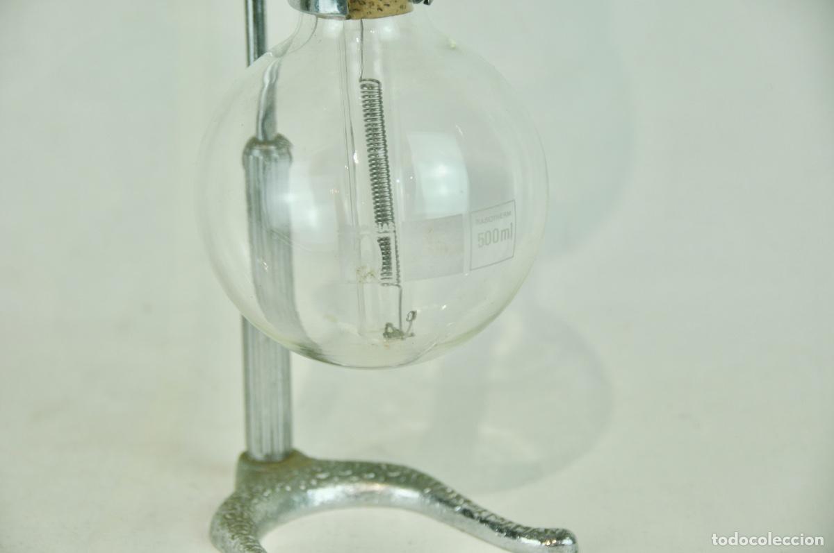 Vintage: Cafetera cromada y cristal - Foto 4