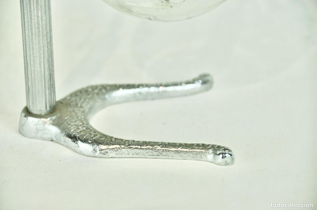 Vintage: Cafetera cromada y cristal - Foto 6