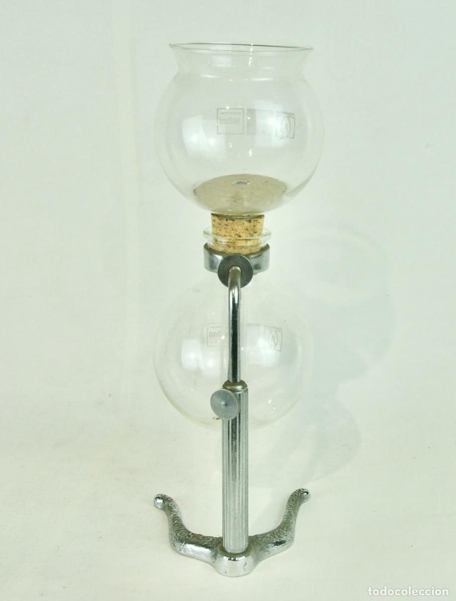 Vintage: Cafetera cromada y cristal - Foto 8