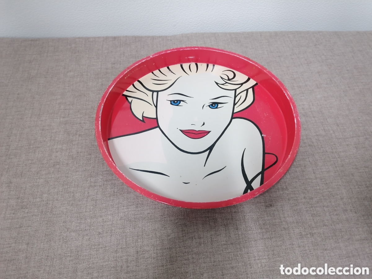 Vintage: Bandeja metalica Pop Art - Foto 2