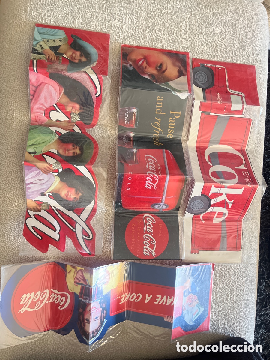 Vintage: Lote cartas vintage Coca Cola 1997