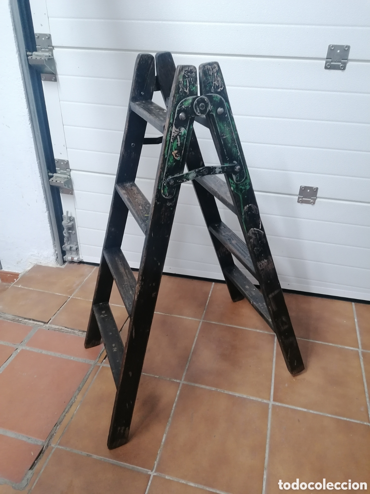 Vintage: Escalera de madera vintage - Foto 4