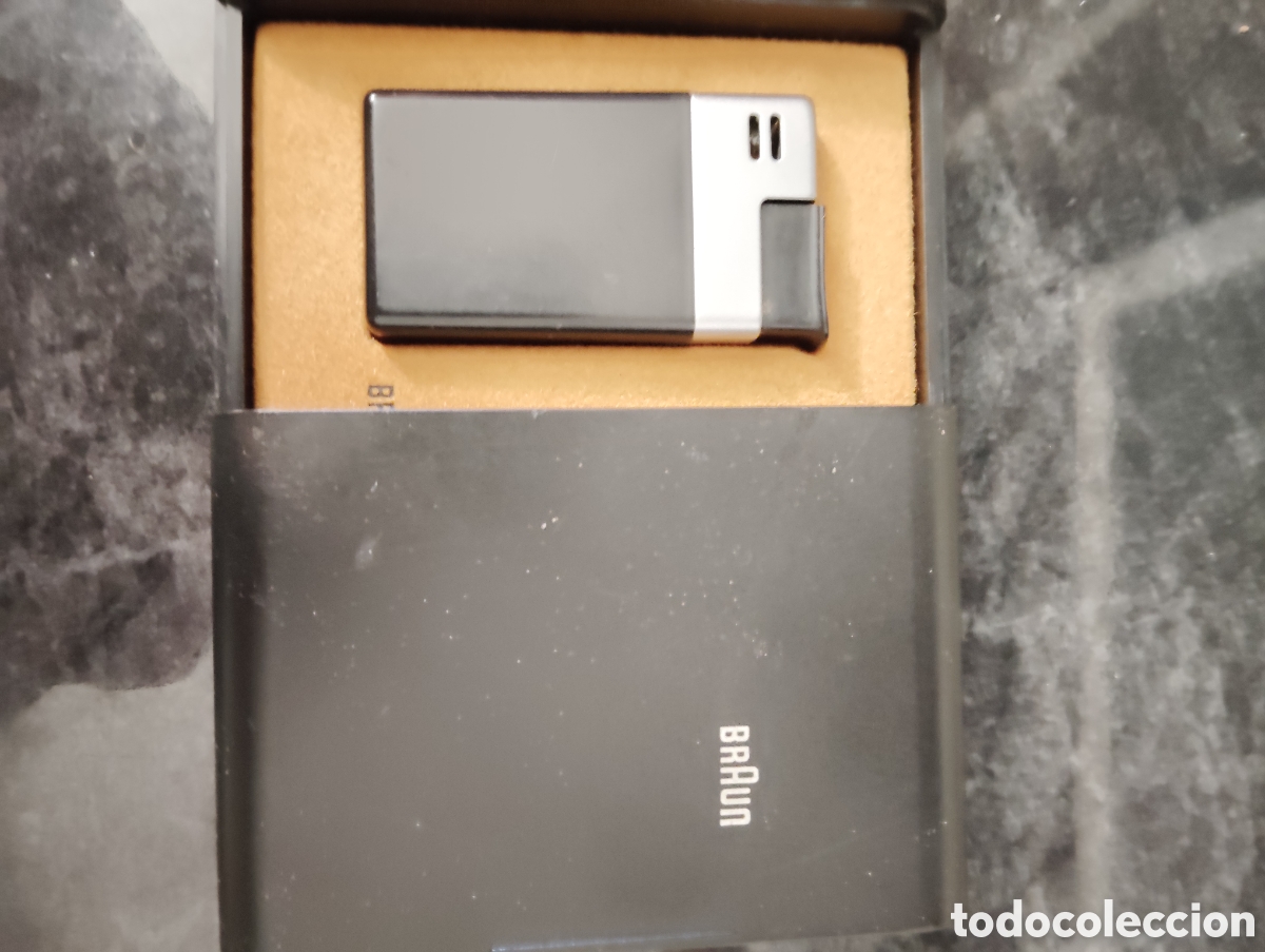 Vintage: Mechero Braun Mach 2 en su caja.