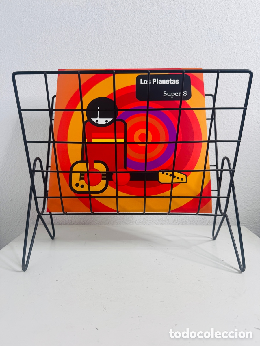 Vintage: Revistero Porta vinilos Minimalista Retro