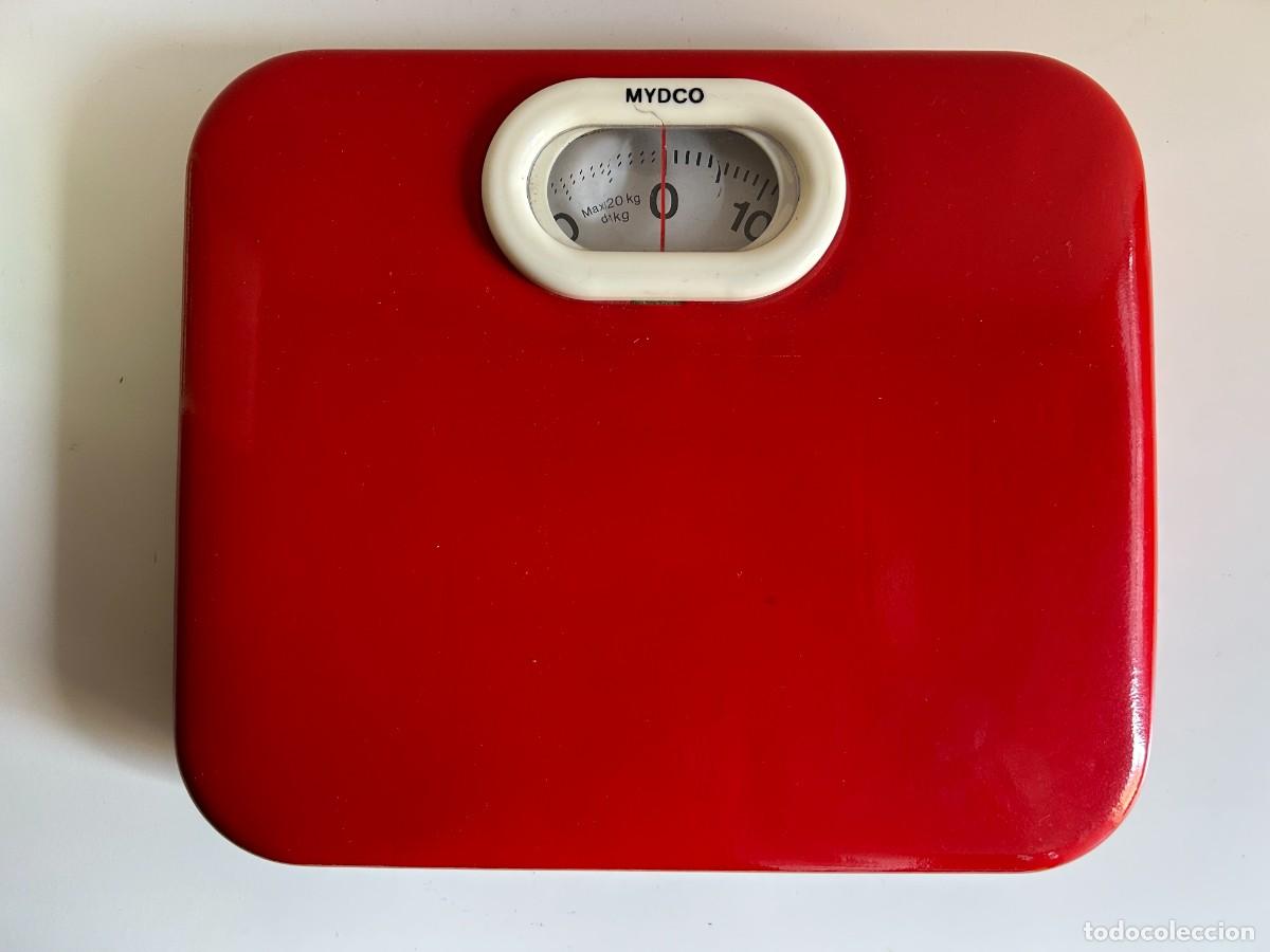 Vintage: B&aacute;scula de ba&ntilde;o vintage MYDCO skay
