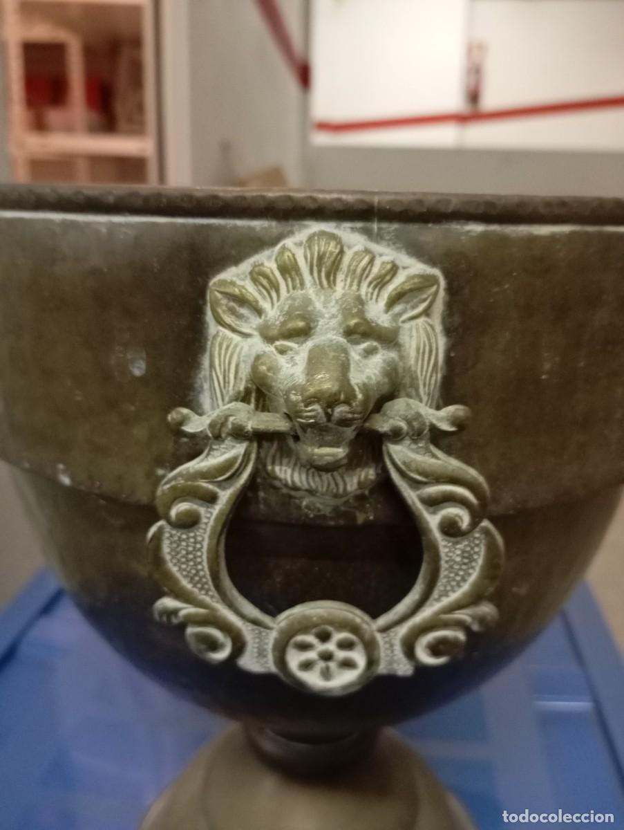 Vintage: Macetero/Copa Lat&oacute;n Vintage con Asas