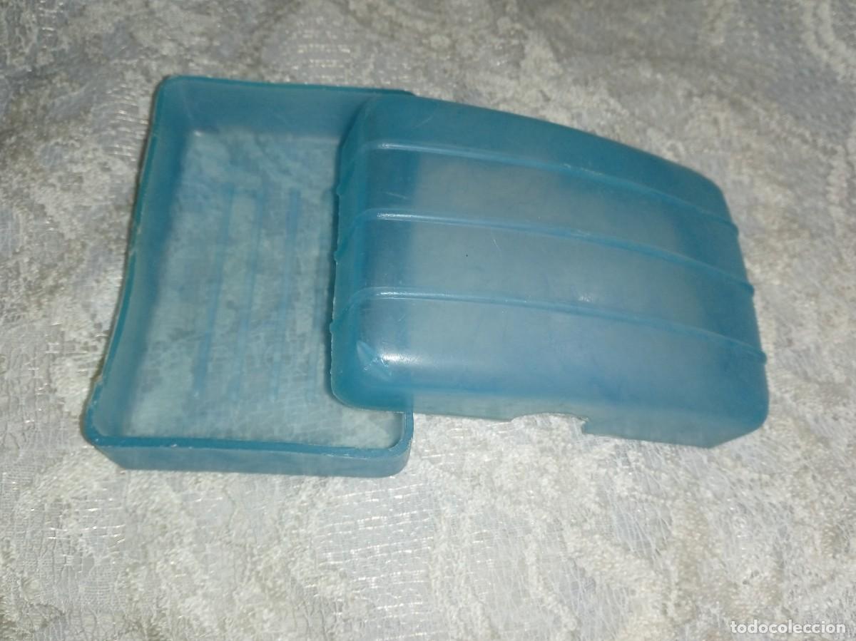 Vintage: JABONERA-GUARDA MAQUINILLA DE AFEITAR-A&Ntilde;OS 60