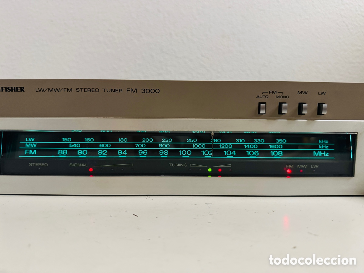 Vintage: Fisher FM-3000 Stereo Tuner Hifi Vintage 1980s
