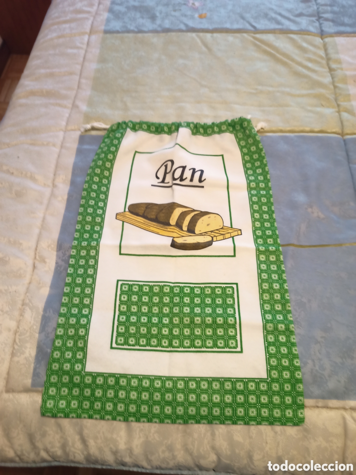 Vintage: Bolsa de p&aacute;n muy Vintage,sin usar.