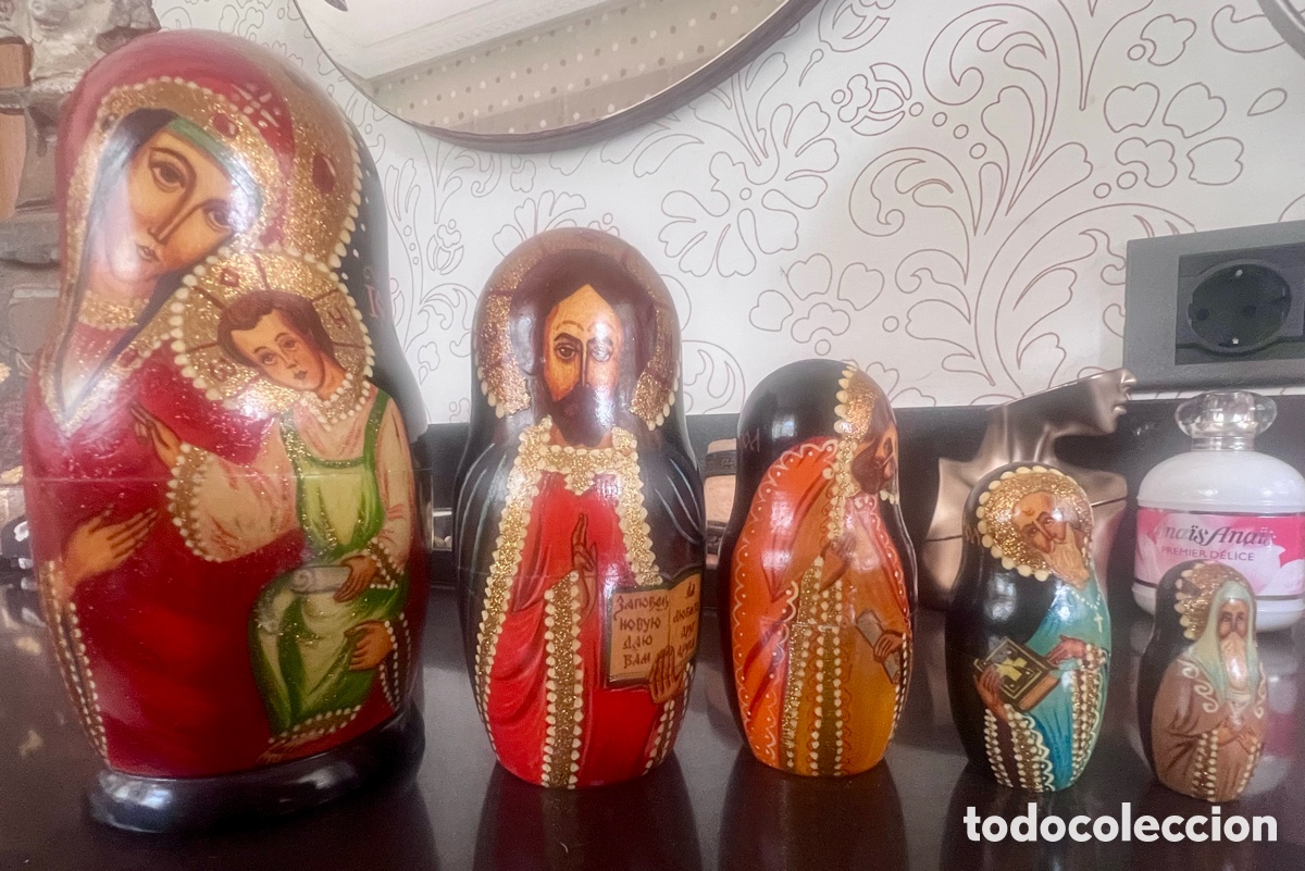 Vintage: Mu&ntilde;ecas rusas . Iconos . Matriuscas. - Foto 30