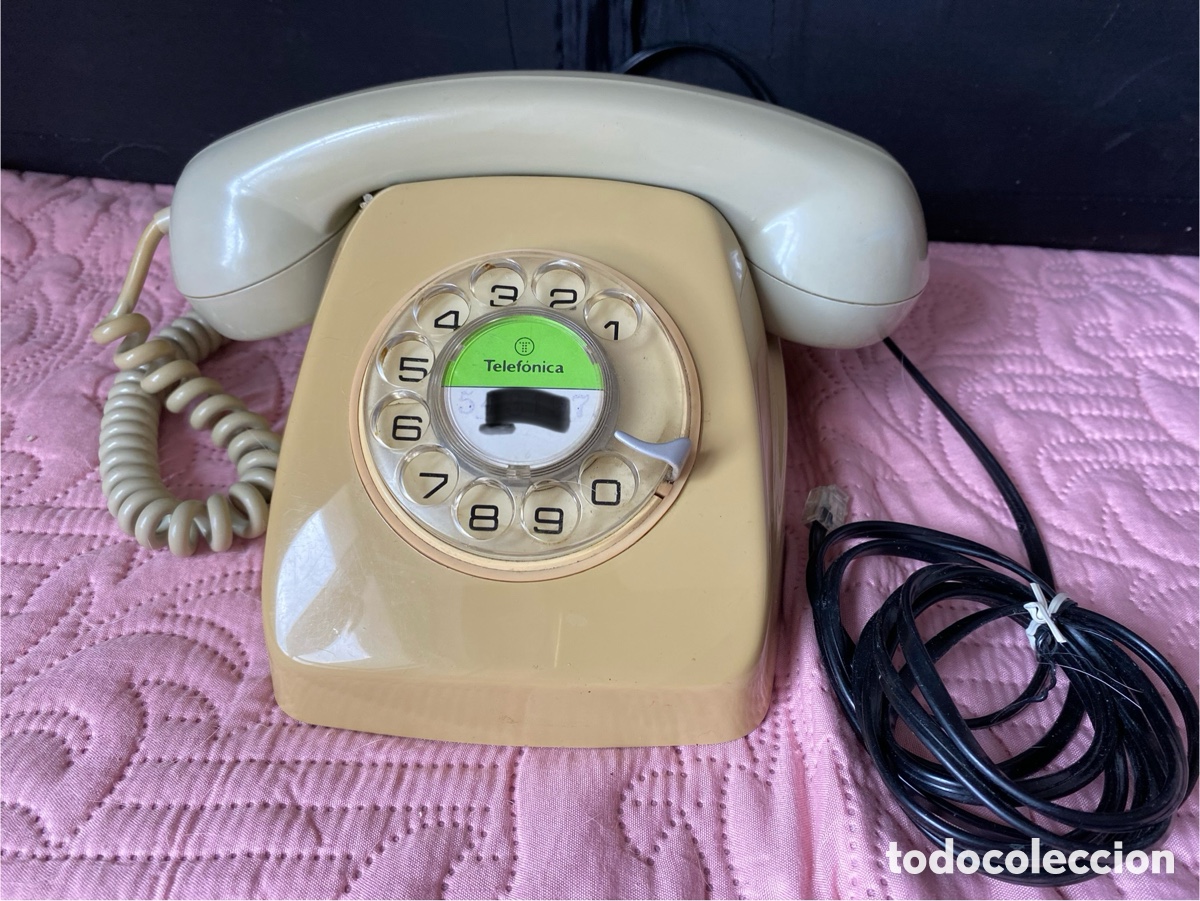 Vintage: Tel&eacute;fono Heraldo de Sobremesa. Telef&oacute;nica, A&ntilde;os 80. Vintage