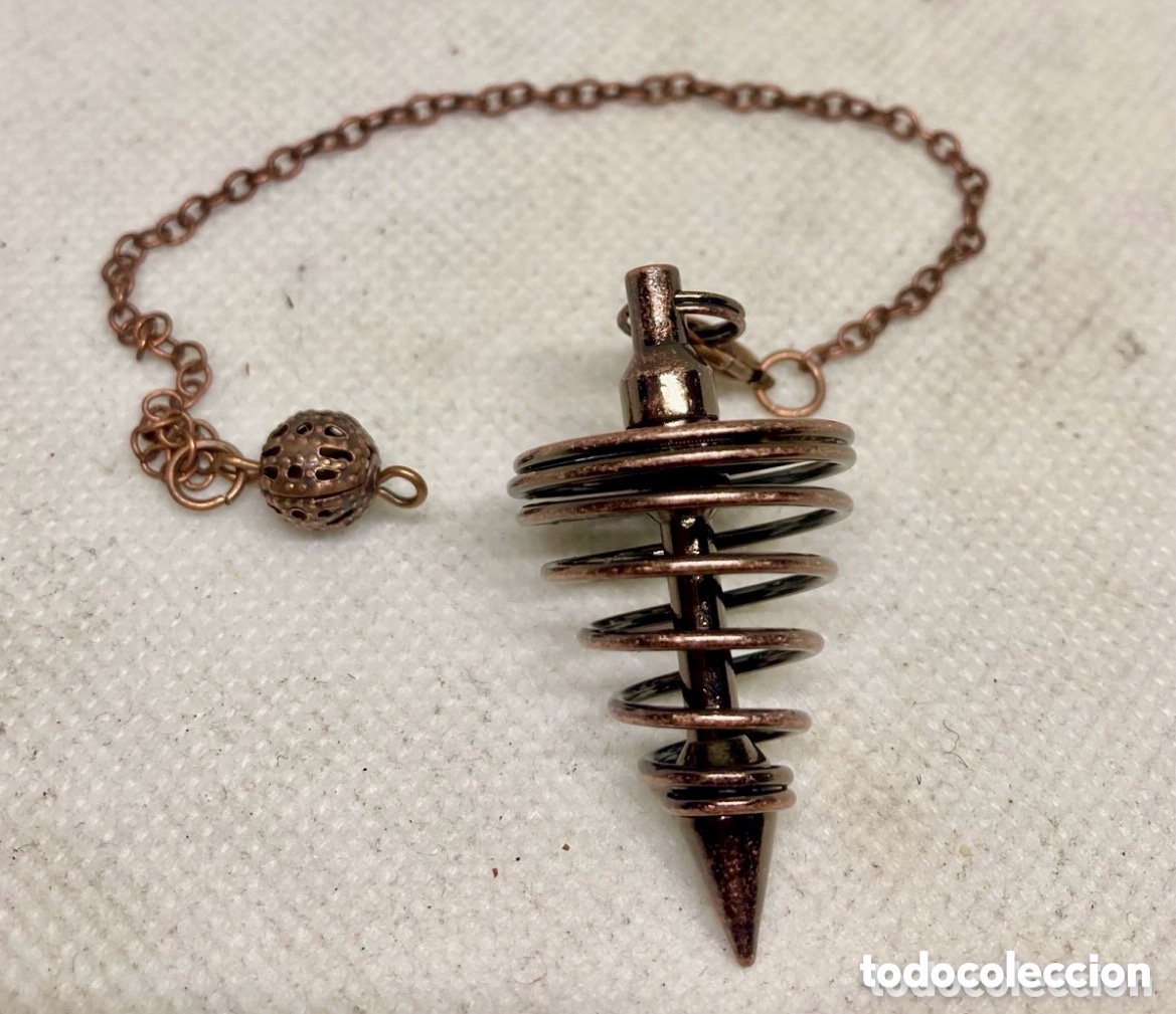 Vintage: P&Eacute;NDULO DE RADIOESTESIA EN FORMA DE ESPIRAL