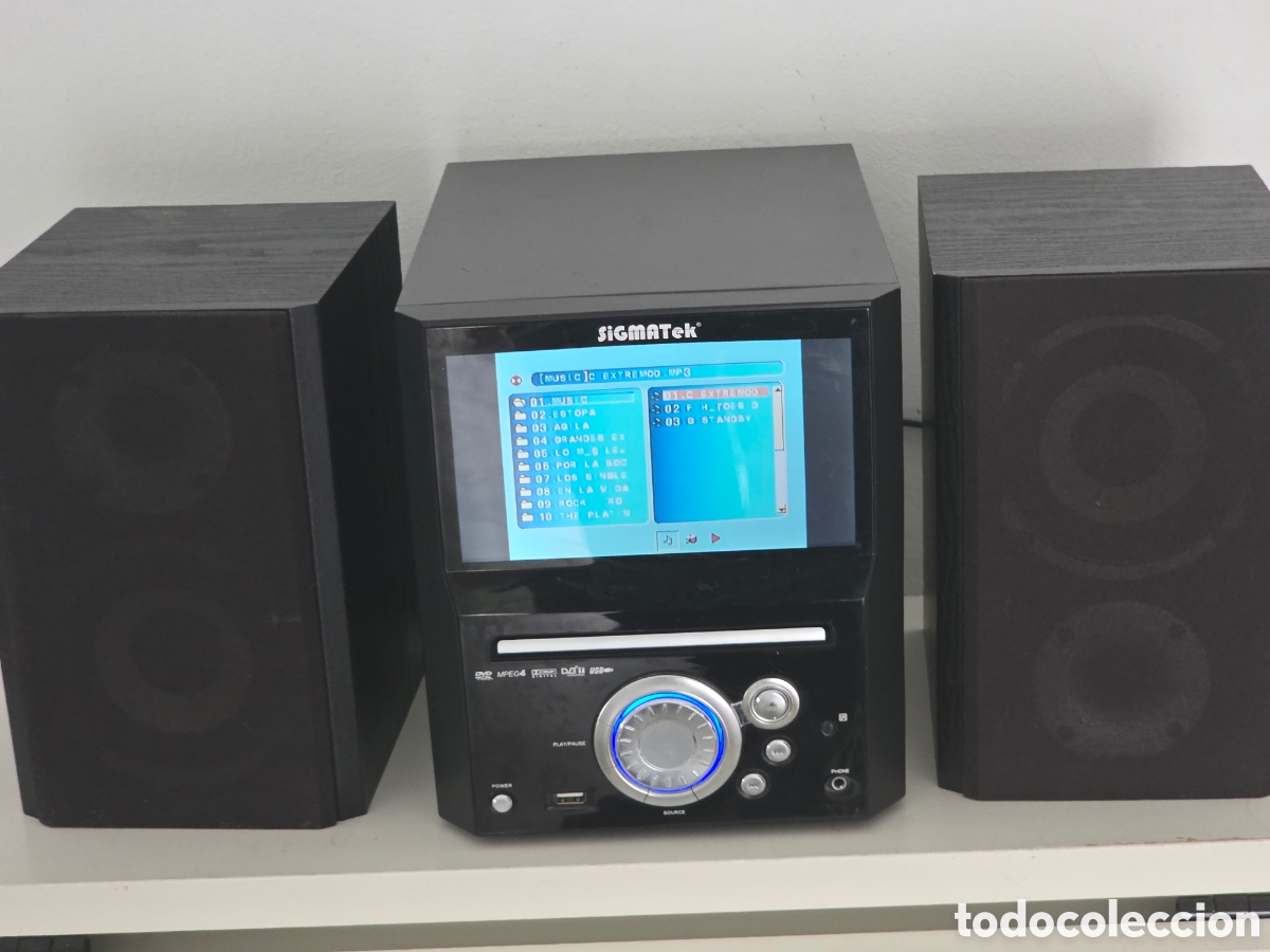 Vintage: Mini cadena Sigmatek DVD USB