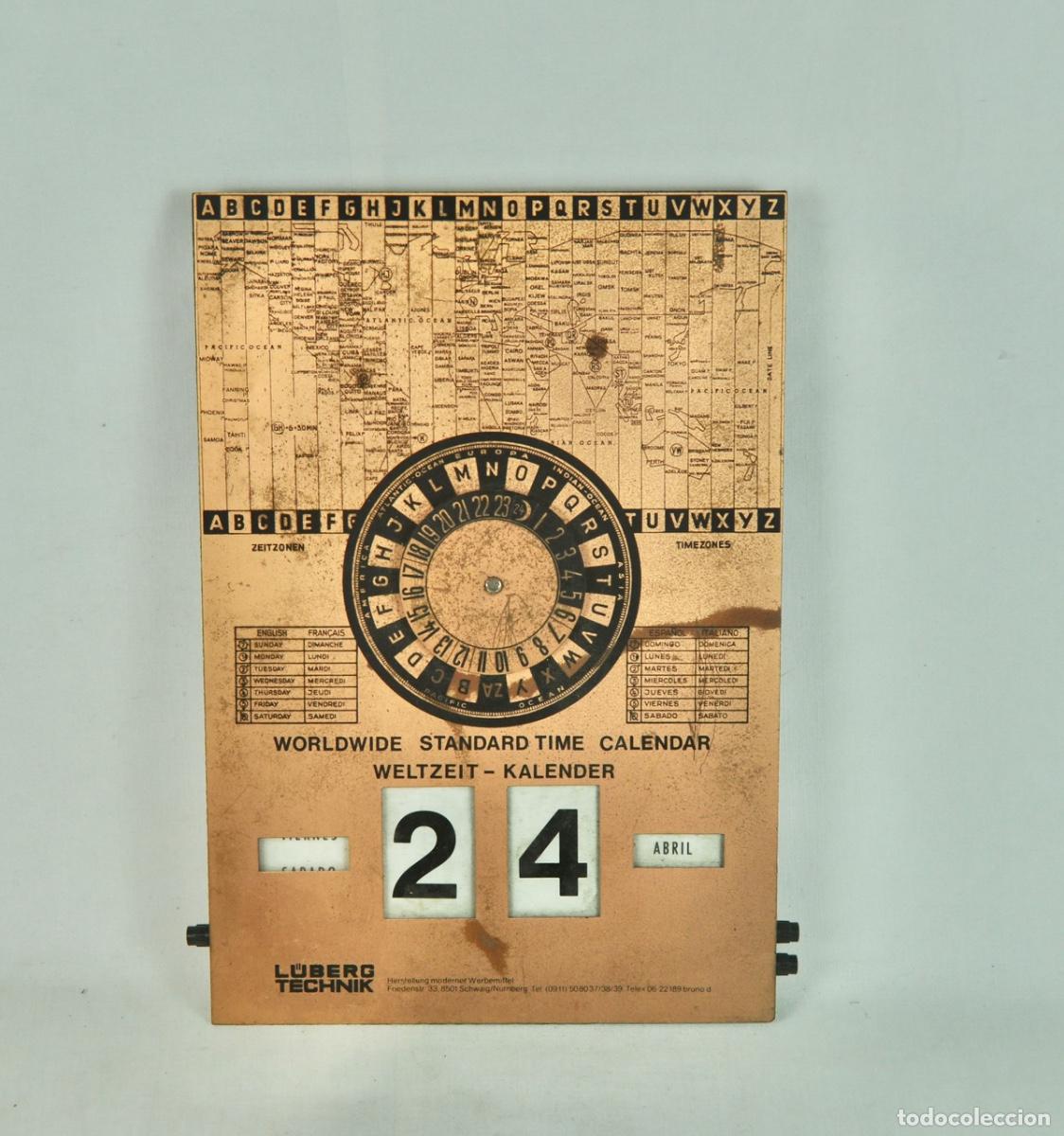 Vintage: Calendario perpetuo publicidad - Foto 1