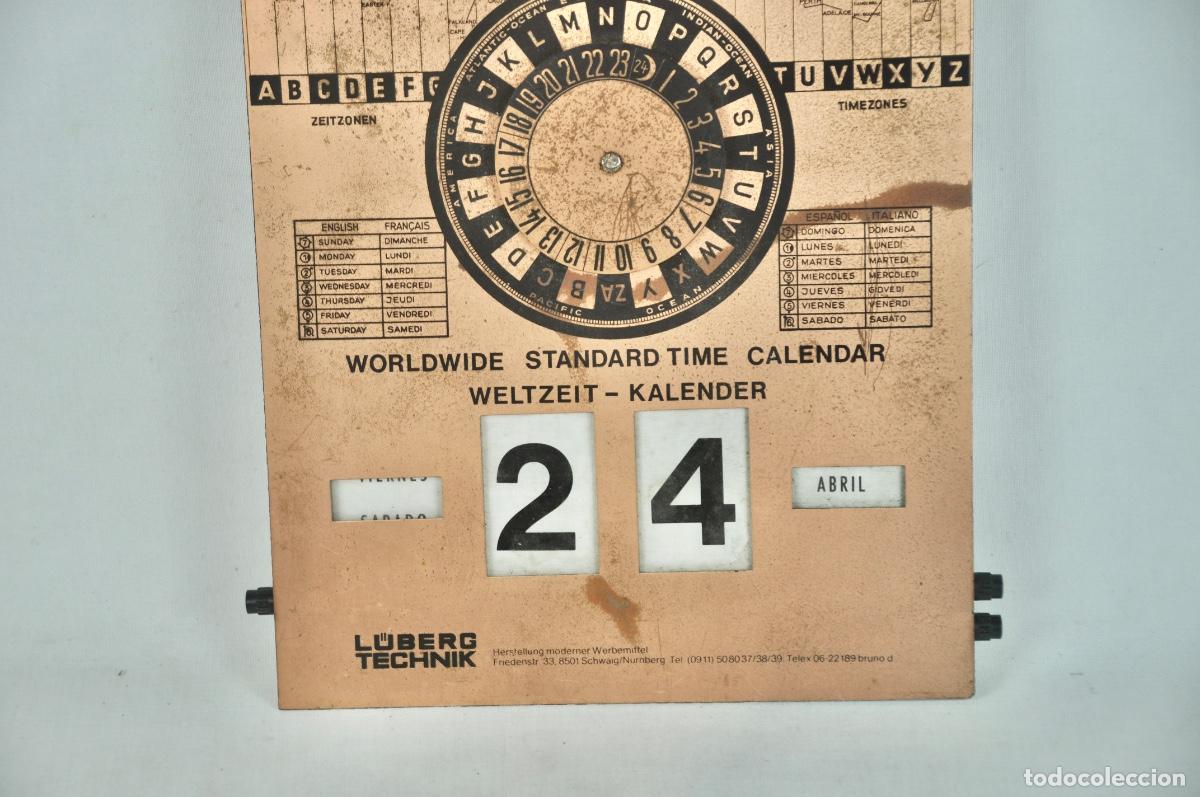 Vintage: Calendario perpetuo publicidad - Foto 3