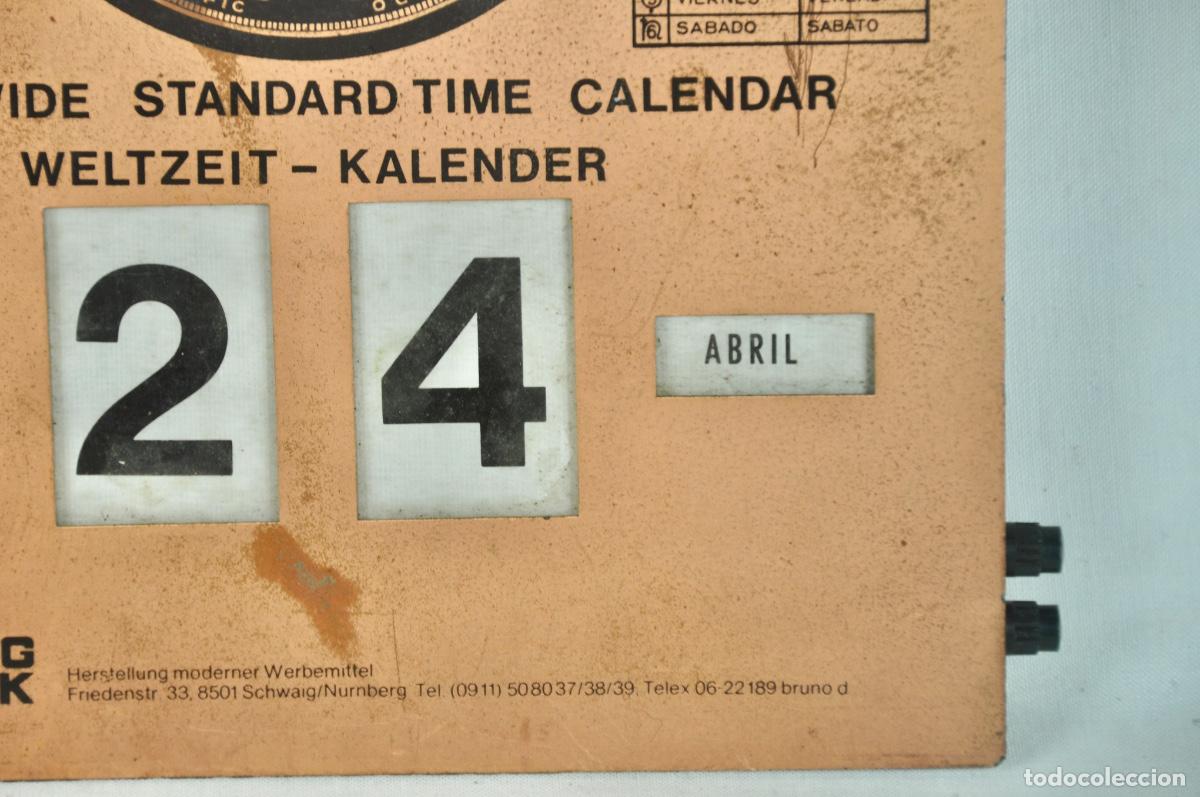 Vintage: Calendario perpetuo publicidad - Foto 5
