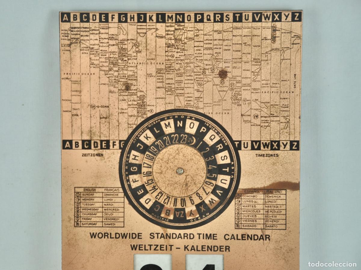 Vintage: Calendario perpetuo publicidad - Foto 6