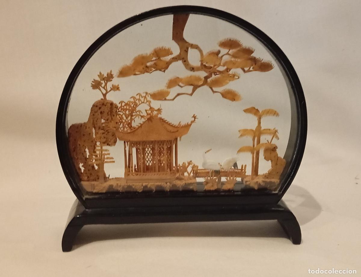 Vintage: Escultura Diorama Chino Antiguo