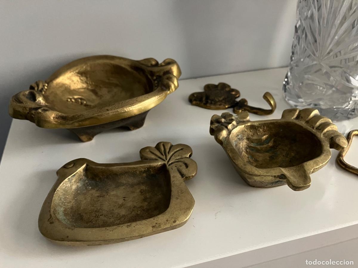 Vintage: Conjunto vintage suizo en bronce Steinlin a&ntilde;os 70