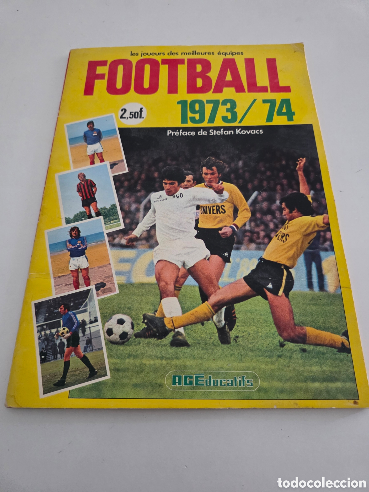 Vintage: album futbol 1973 1974 completo liga francesa vintage