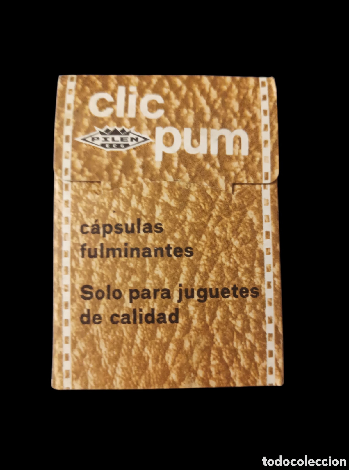 Vintage: Caja nueva PILEN .CLIC PUM. ESPINOS REUS con 50 fulminantes o pistones para pistolas, llaveros..