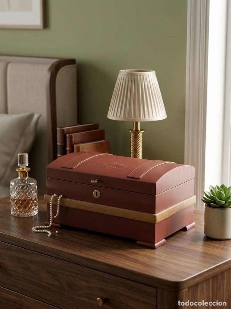 Vintage: COFRE VINTAGE DE PIEL