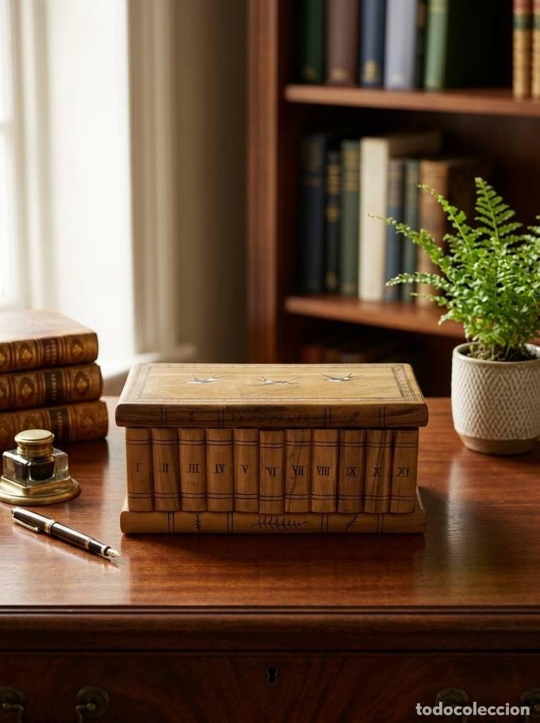 Vintage: JOYERO SECRETO CON LIBROS