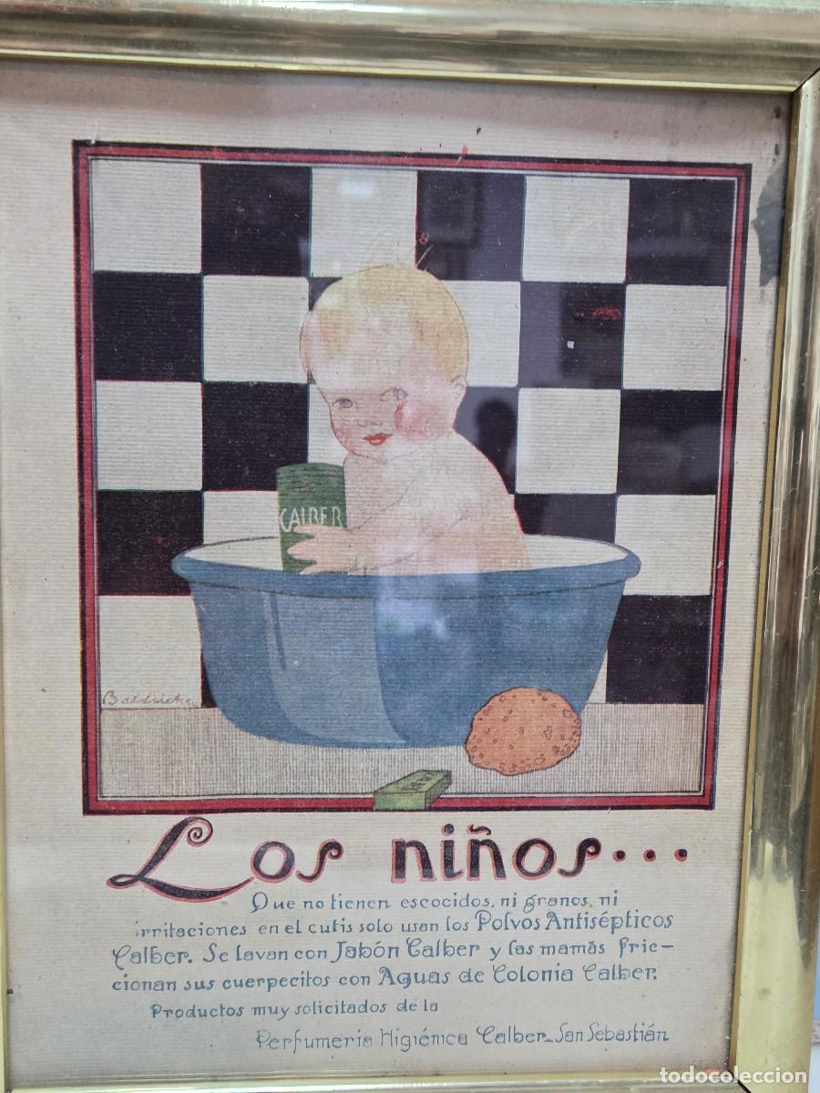 Vintage: cuadro con cartel antiguo - Foto 2