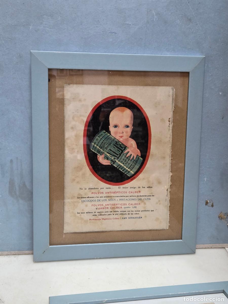Vintage: cuadro con cartel antiguo