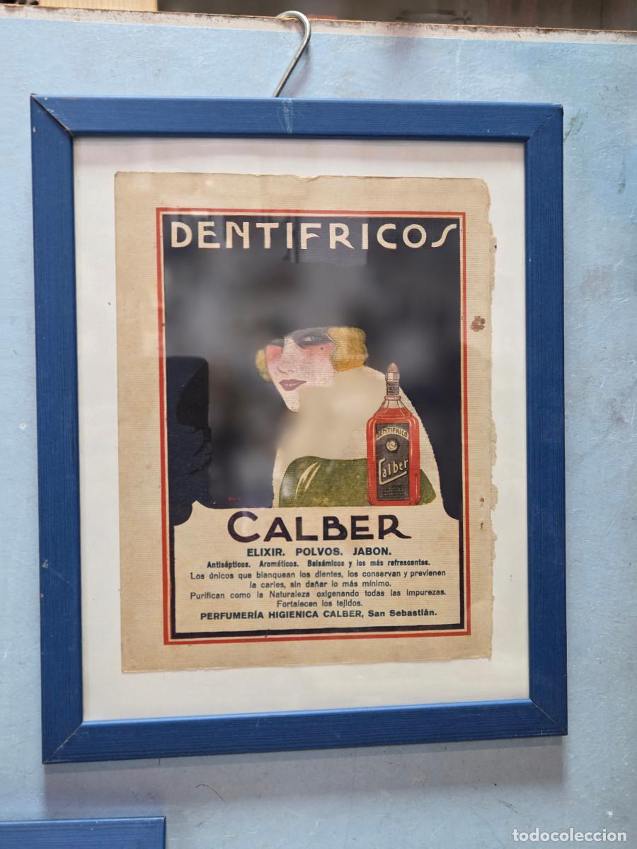 Vintage: cuadro con cartel antiguo
