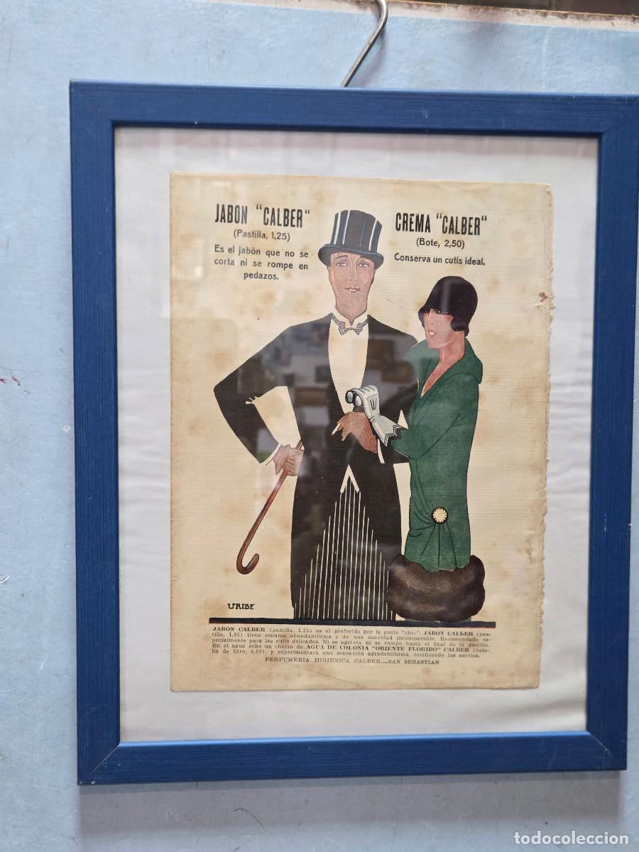 Vintage: cuadro con cartel antiguo