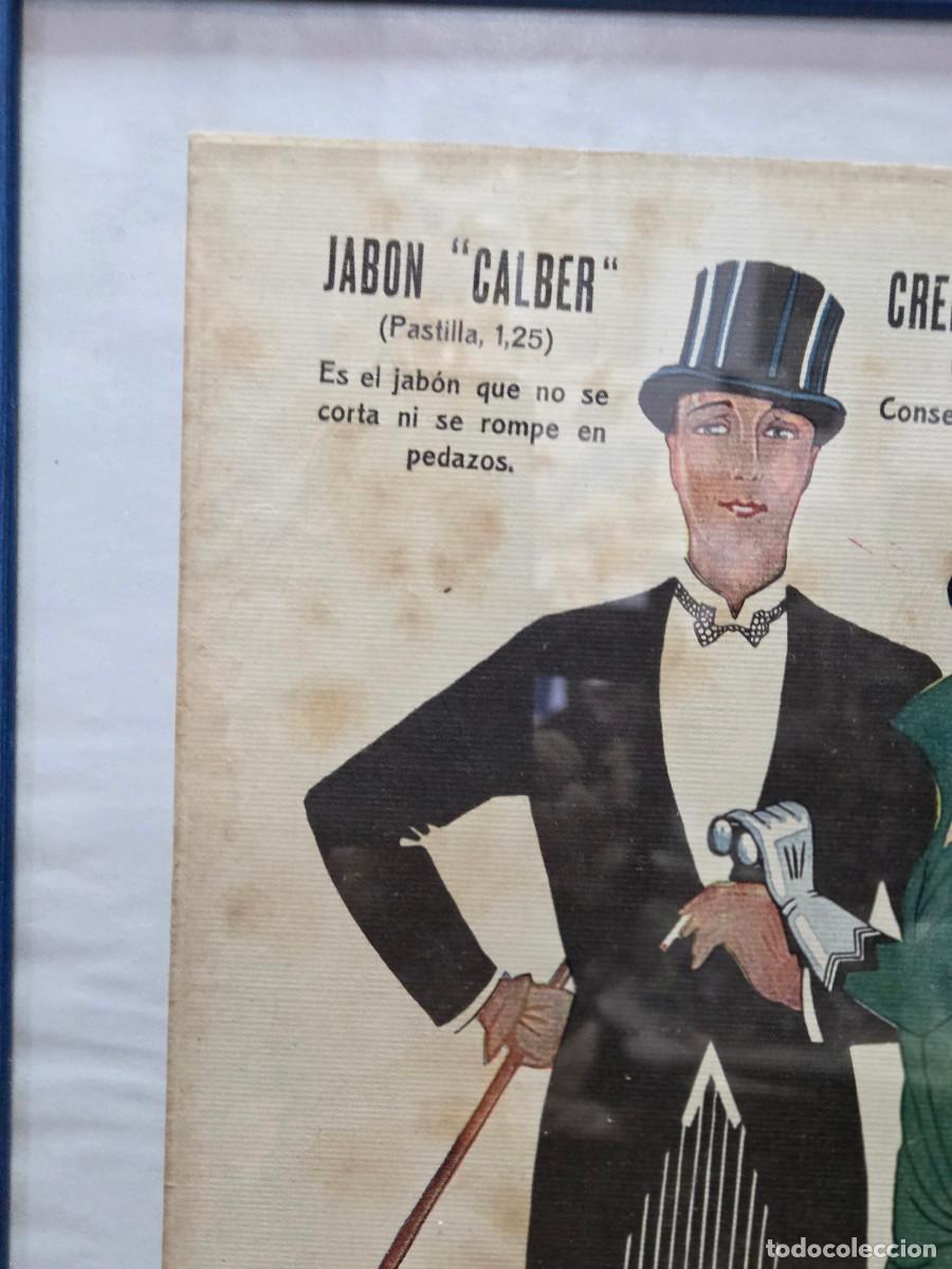 Vintage: cuadro con cartel antiguo - Foto 3