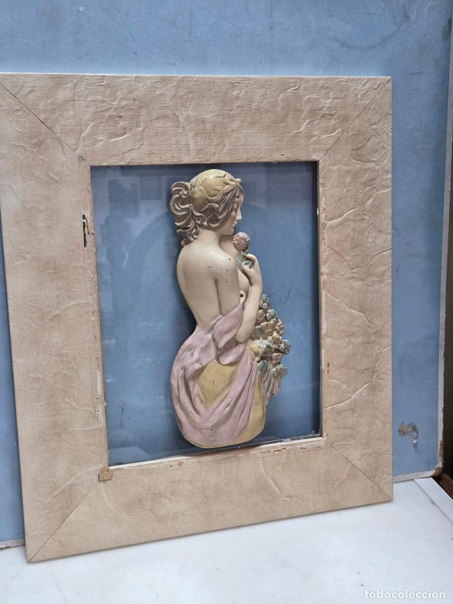 Vintage: cuadro con figura de mujer